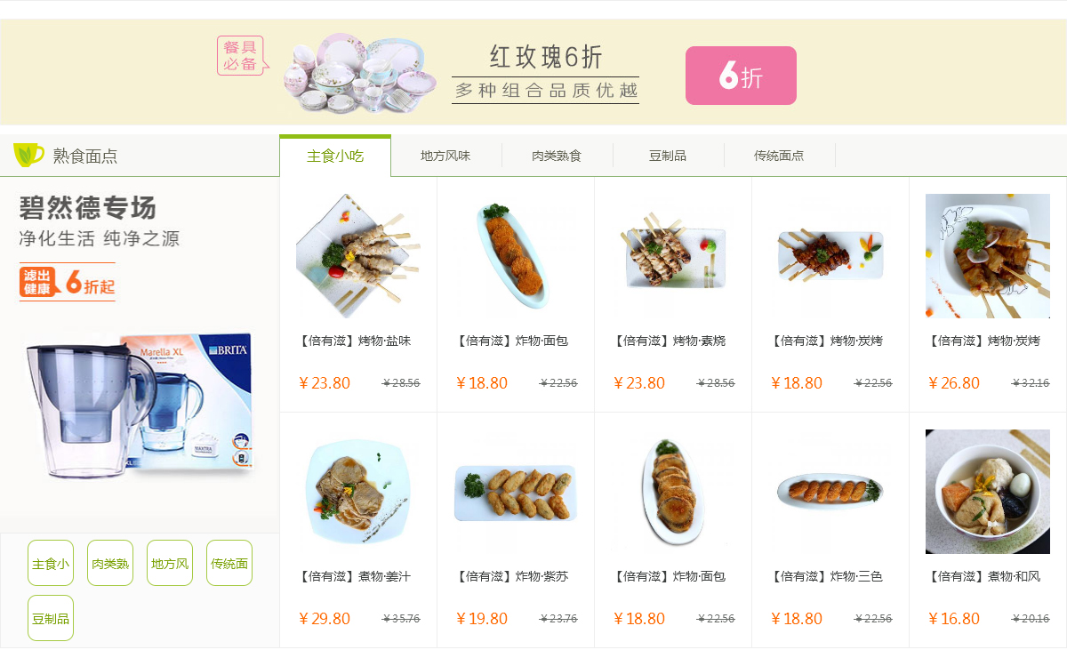 ecshop模板中部