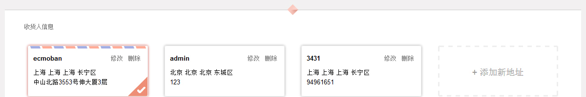 ecshop模板中部